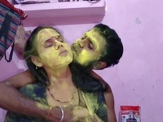 Holi speciális bhabhi ko rang laga ke dever ne khub choda | xhamster