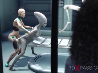 女性 セックス フィルム android 演劇 ととも​​に an エイリアン で ザ· sci-fi lab | xhamster