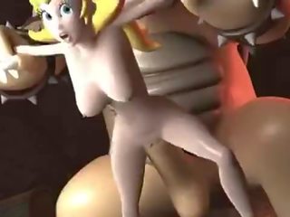 Princese persiks fucked līdz bowser