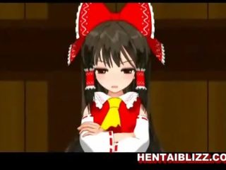 Knechtschaft 3d hentai feature wird schlag und arsch injektion mit ein arschspülung